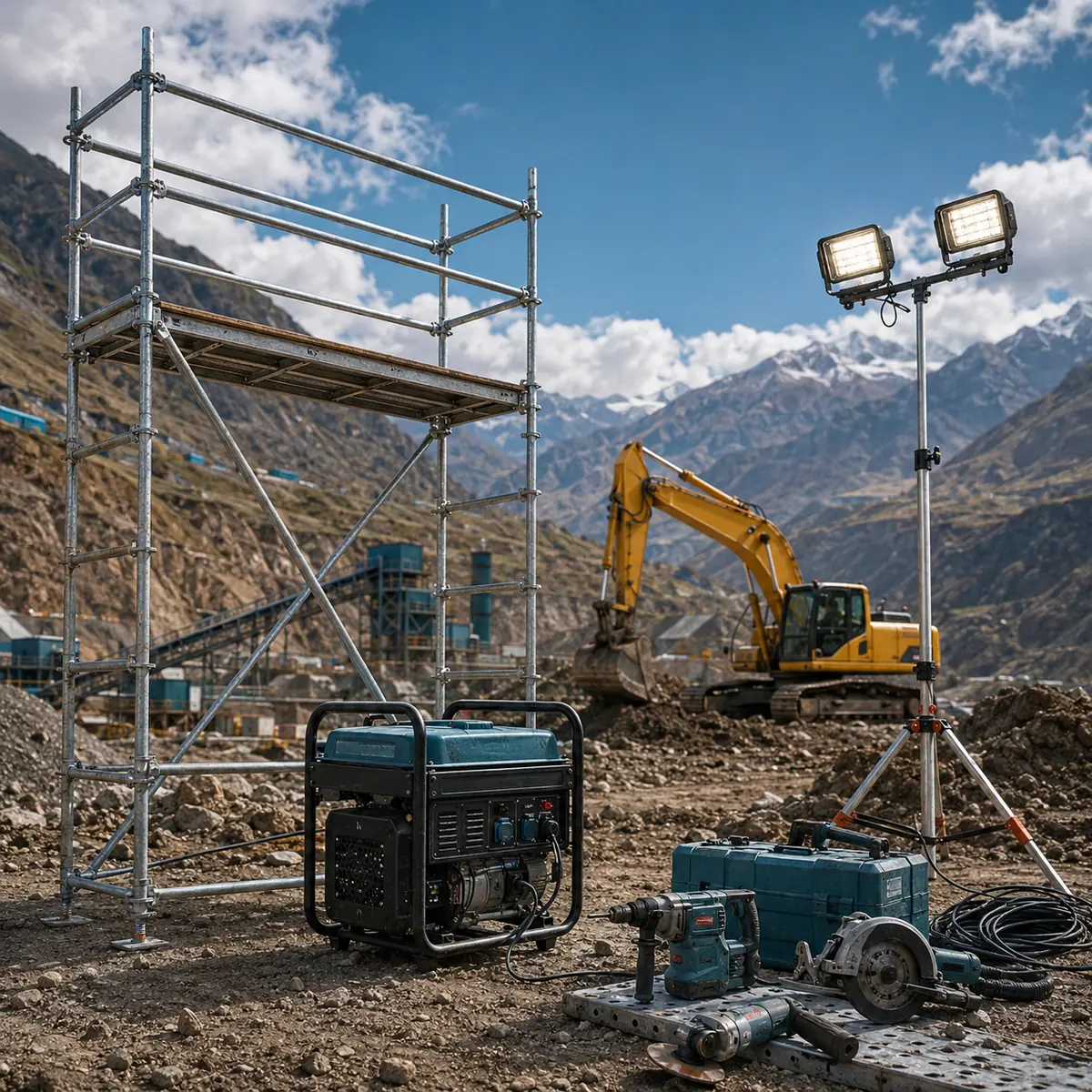 Construcción, Minería y Operaciones disponibles en Alquileres Liri